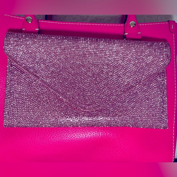 Pink rhinestone bag - Picture 5 of 5